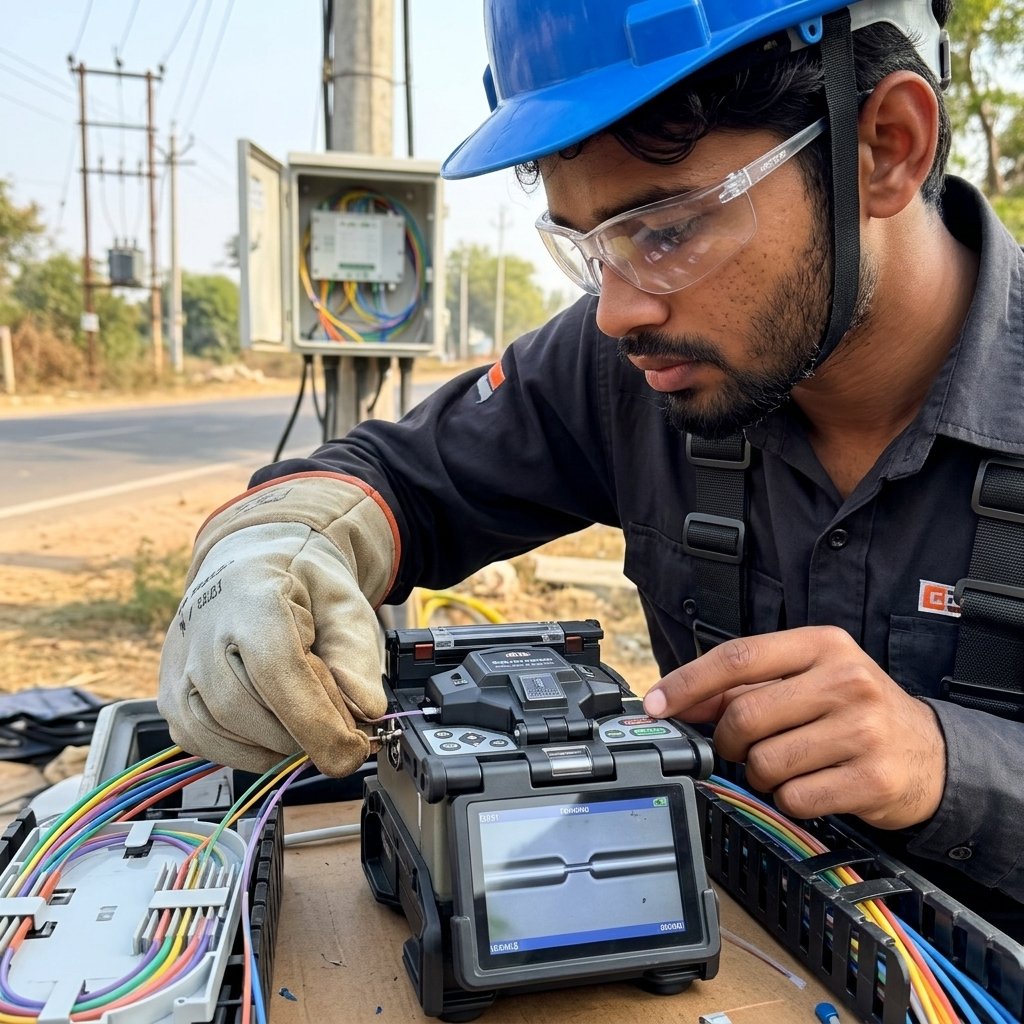 Fiber Optical Splicing